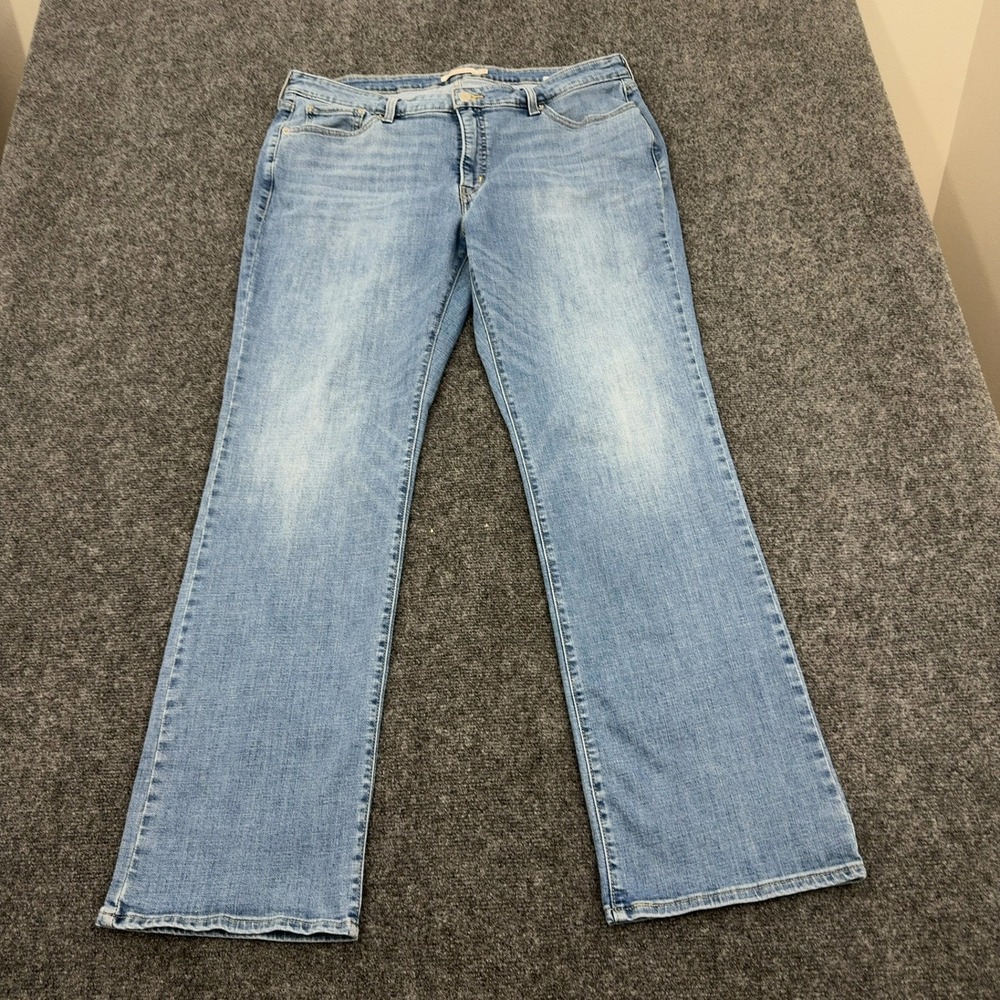 Levis 415 Relaxed Bootcut Jeans Womens 20W Blue Denim Stretch Casual‎ Style